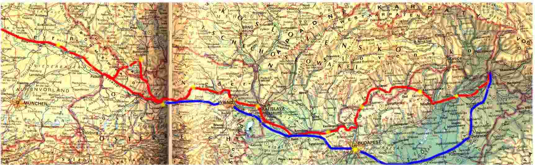 Unsere Route