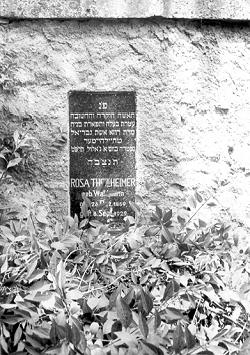 Grabplatte der Rosa Theilheimer
