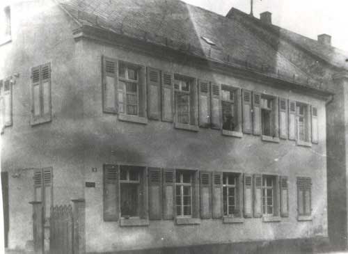 Haus Burgstallstra�e 4 etwa 1935