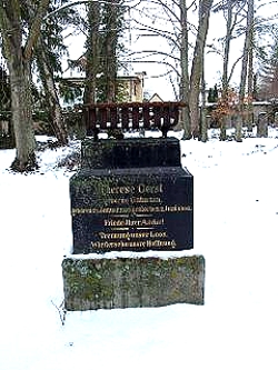 Grabstein der Therese Gerst