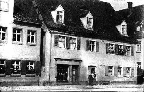 Haus Marktplatz 48 - Bekleidungsgesch�ft Rosenfelder