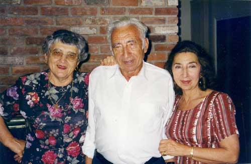 Die Geschwister Rothschild heute: Hannah Cherlow, Dr. Max Rothschilc und Eva Milligan