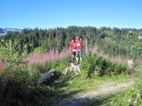 Zwei Trailbuddies kurz vor KM 19